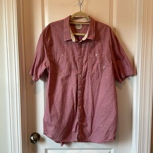 Vans men’s short sleeve button down